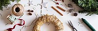 DIY Adventkranz Binden