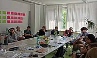 SchülerInnen des Projekts K.i.d.Z.21_aCtiOn2 bei WH